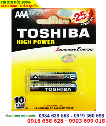 Toshiba LR03GCP BP-2PV; Pin AAA 1.5v Alkaline Toshiba LR03GCP BP-2PV 
